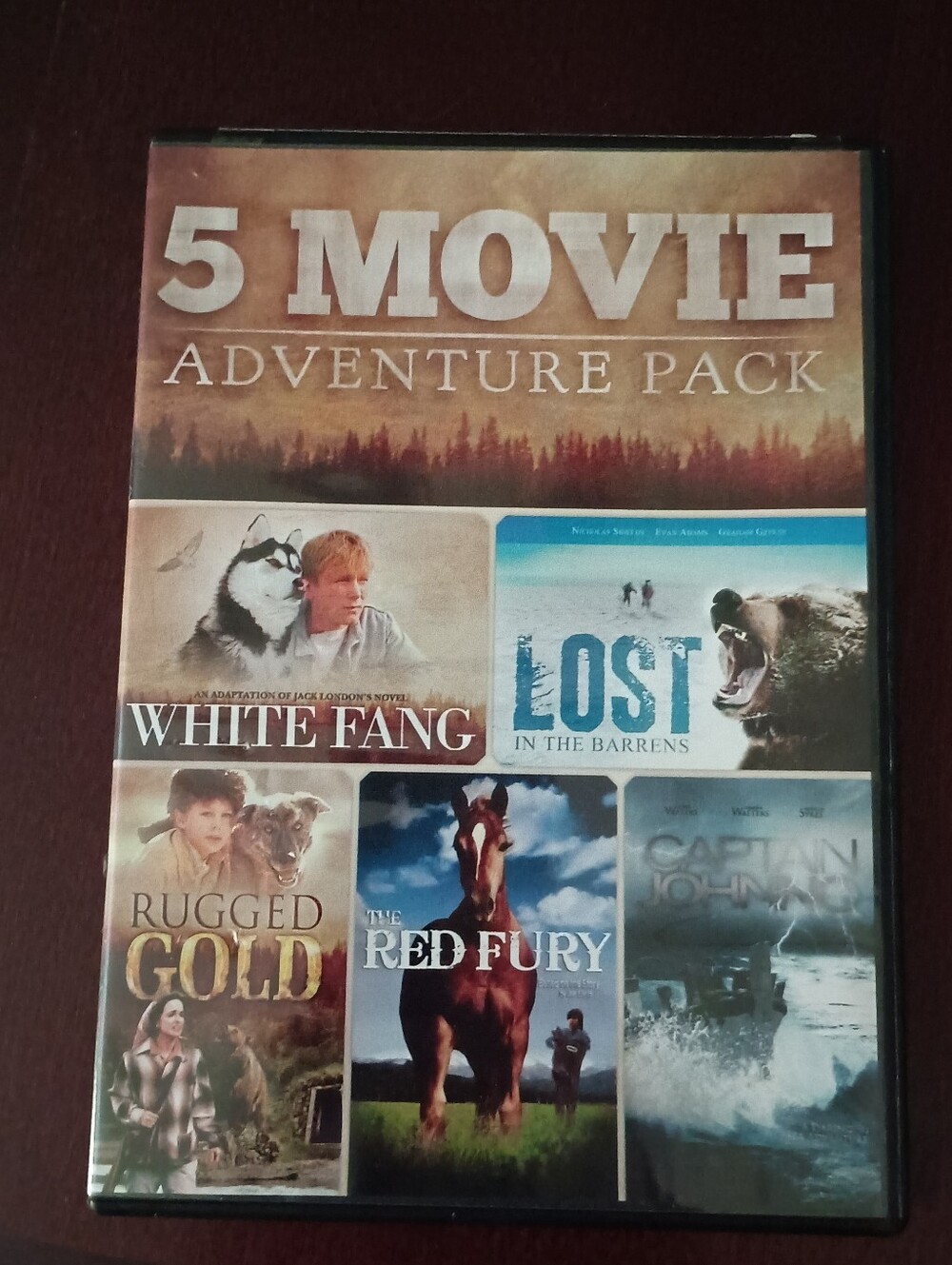 3/$10 🌟 5 Movie Adventure Pack DVD Set